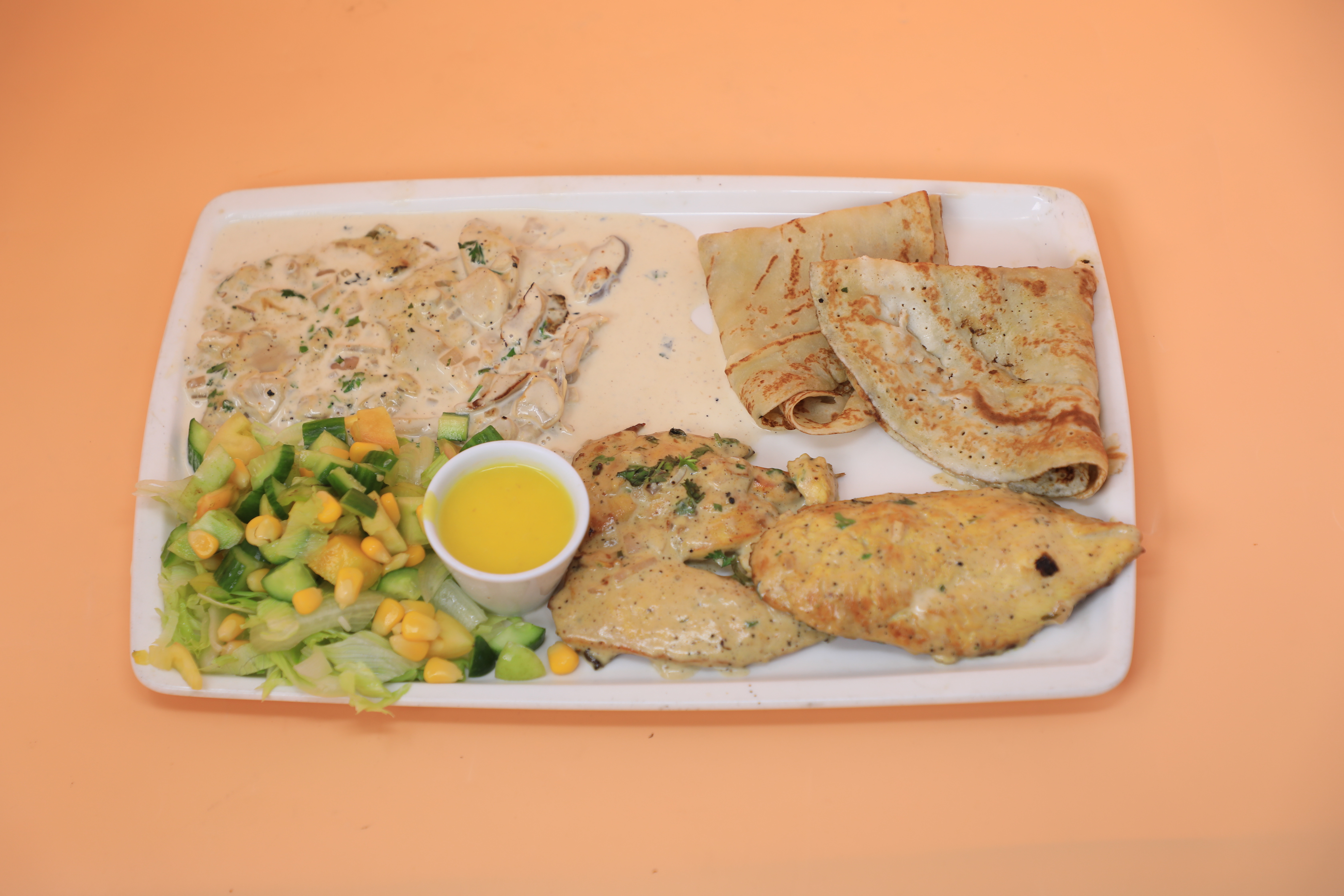 Chicken Brest with mashroom Sauce
