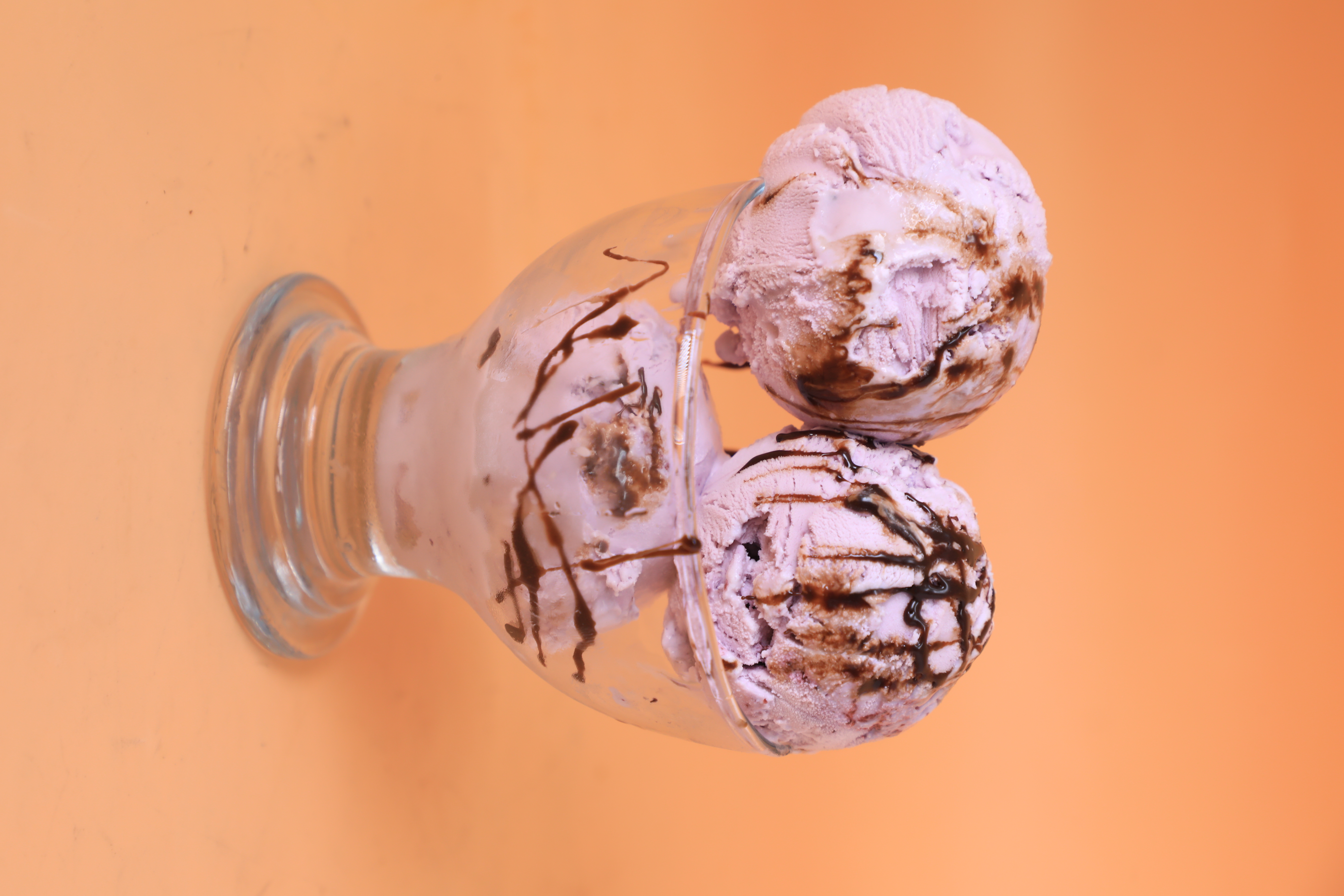 Blueberry ice creams