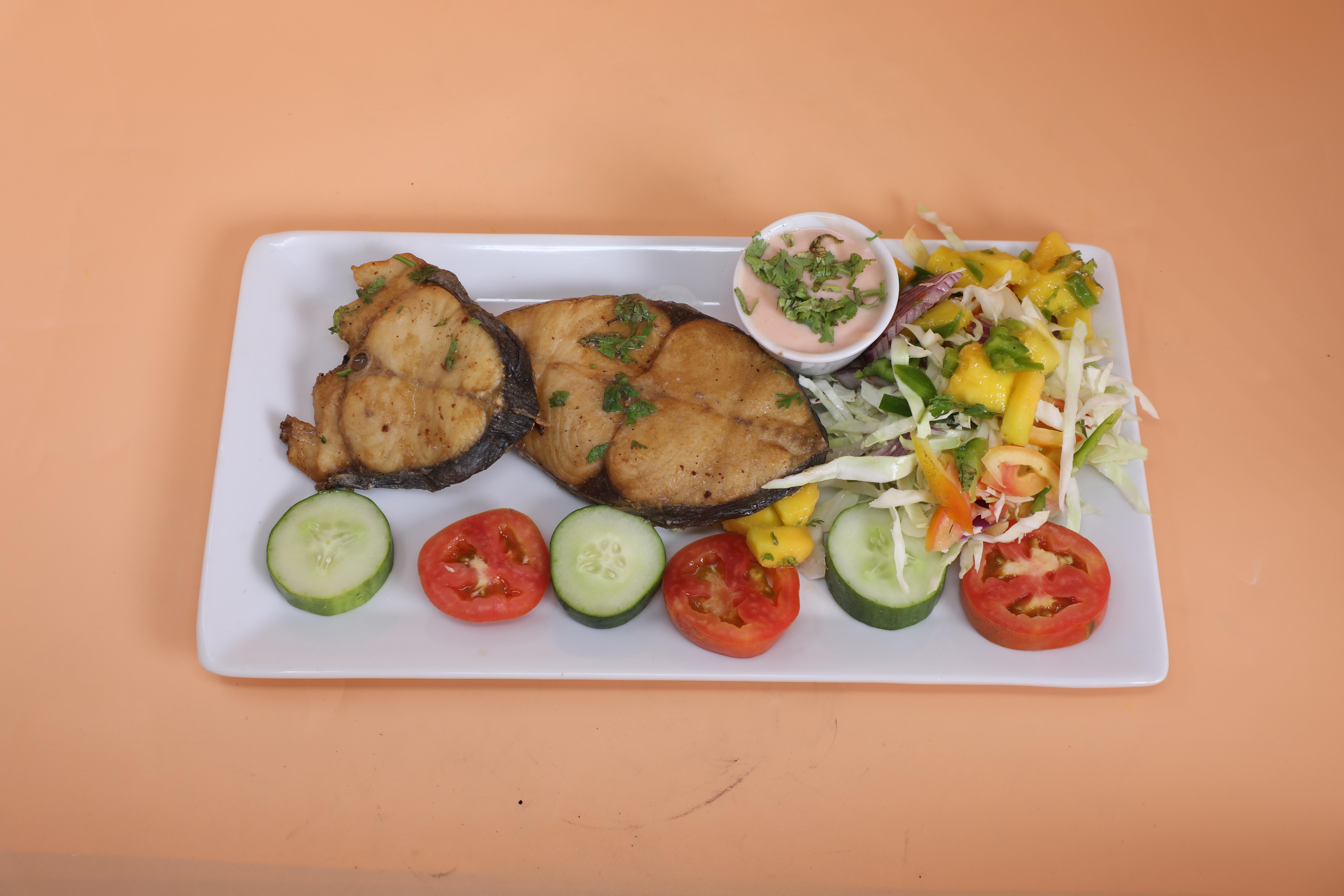 Holl Fish rice with vegitable